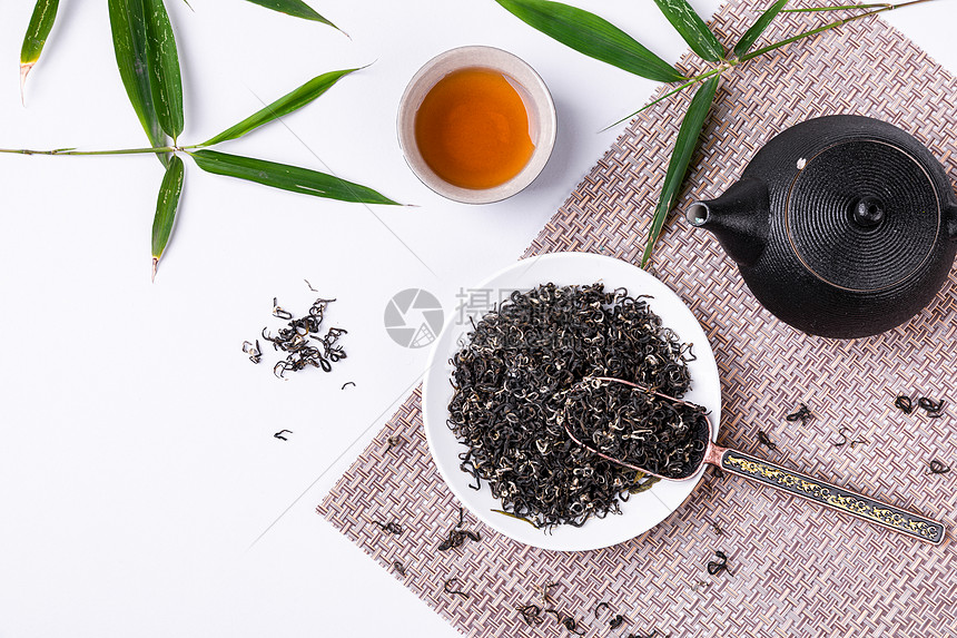 中式茶道茶艺毛尖茶图片