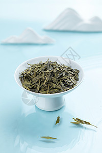  中式龙井茶图片