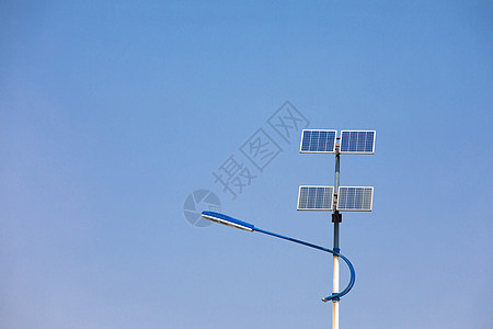 新能源太阳能路灯背景图片