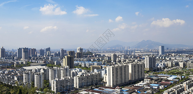 楼盘景观瑞安城市建筑风景背景