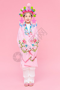 中国风潮流儿童戏剧戏服扮相图片