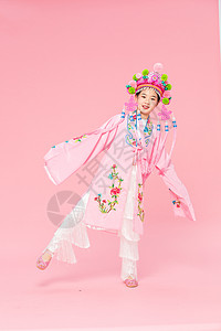 中国风潮流儿童京剧戏服扮相图片