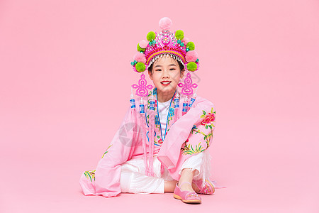 中国风潮流儿童京剧扮相图片