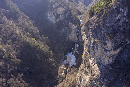 彩虹PSD太平山国家森林公园彩虹瀑布背景