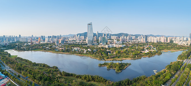 深圳南山区华侨城湿地公园背景图片