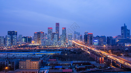 北京朝阳区CBD城市风光图片