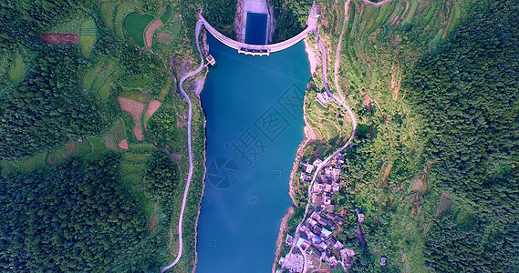 岗巴拉山凤凰长潭岗水利风景区背景