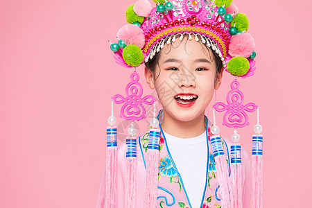 中国风潮流儿童戏服图片
