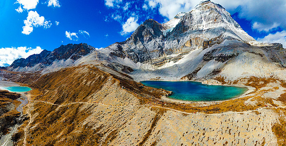 亚丁景区四川稻城亚丁自然风光背景