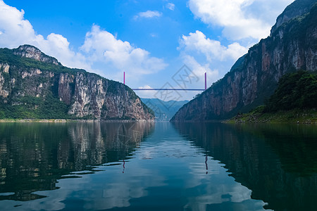 贵州乌江源百里画廊风景区背景