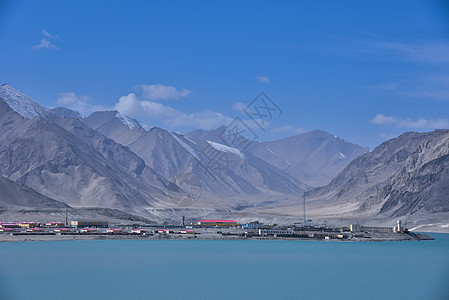 第十师白沙湖风景新疆帕米尔高原白沙湖背景