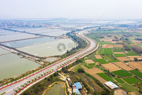 田地道路图片