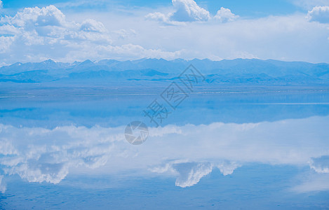 茶卡盐湖天空之镜图片