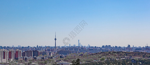 北京老山眺望北京全景图片