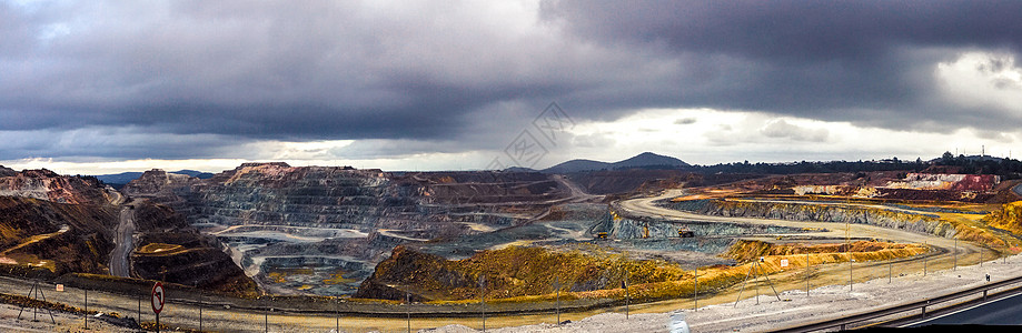 西班牙里奥廷托矿区全景图图片