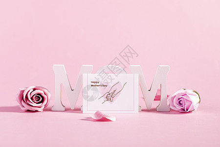 母亲节字母妈妈卡片背景图片