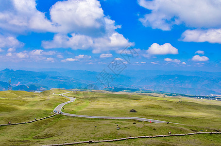 贵州乌蒙大草原自然风光背景