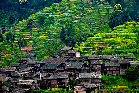 黄岗侗寨贵州小黄侗寨背景