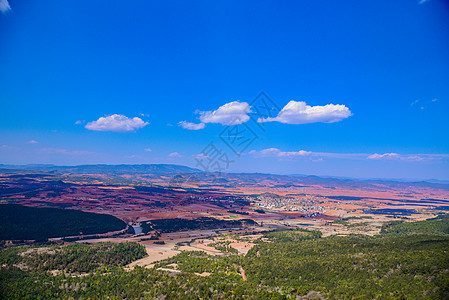 云南曲靖珠江源风景区背景