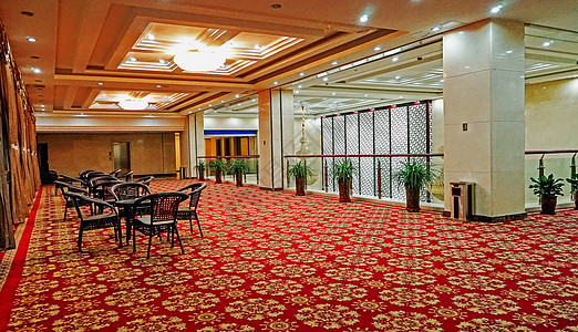 中式商务酒店走廊图片
