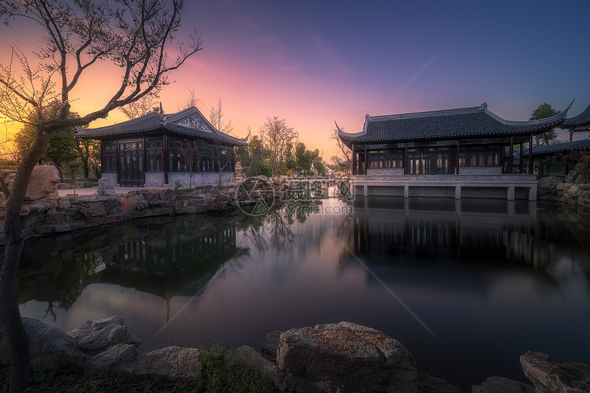 照片 建筑空间 古建筑 江南西沙湖古镇风光.