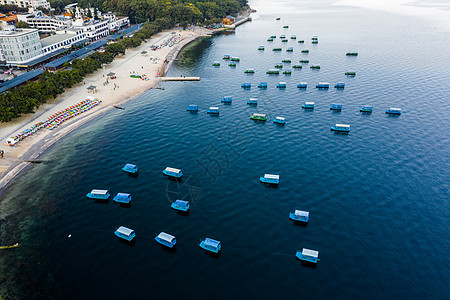 抚仙湖游船云南抚仙湖背景