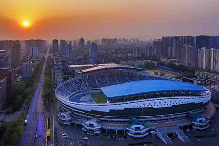 足球场中心石家庄文化体育场馆裕彤国际体育中心背景