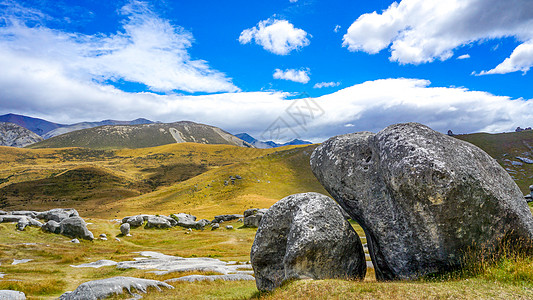 新西兰风景新西兰城堡山自驾风光背景