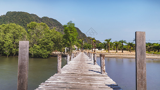 泰国旅游度假胜地甲米海滨海岛背景图片