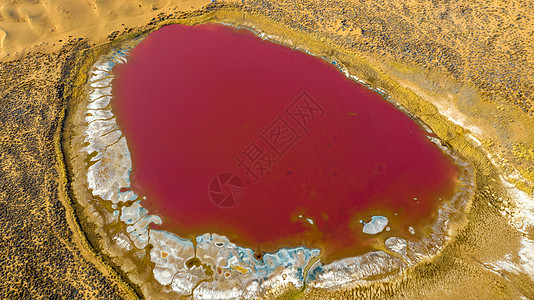巴丹吉林沙漠达格图红海子图片