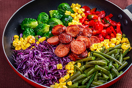 减肥餐素菜沙拉高清图片