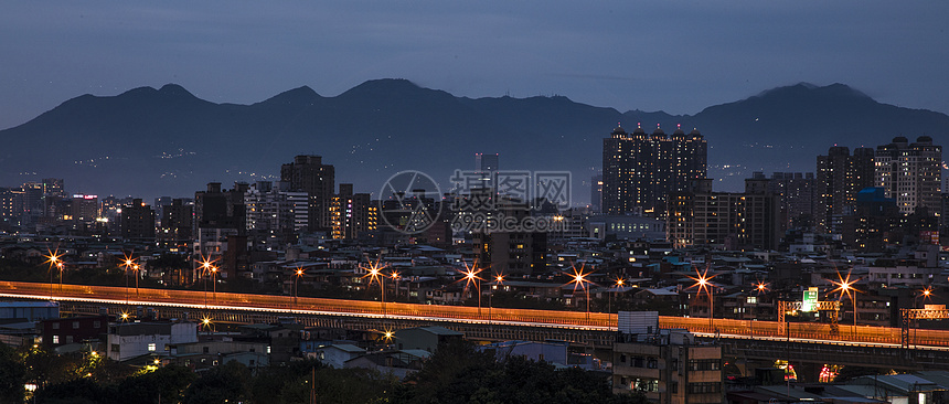 台湾新北市板桥区城市风光图片