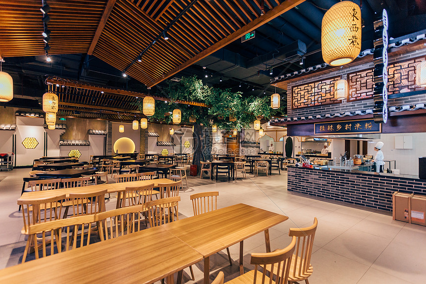 餐饮实体店用餐环境餐厅