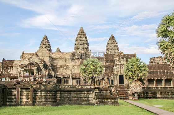 柬埔寨的吴哥窟建筑图片
