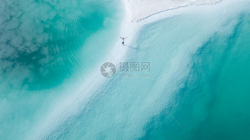 青海海西网红景区翡翠湖图片