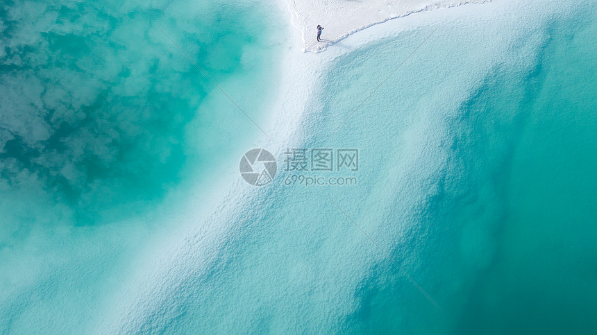 青海海西网红景区翡翠湖图片