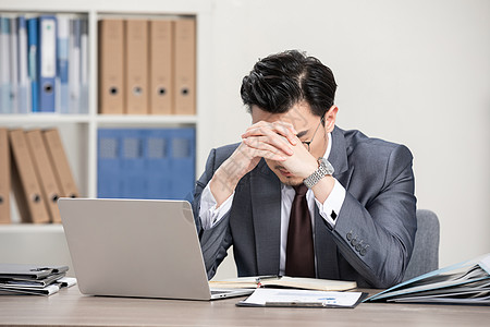 职场商务男士压力高清图片