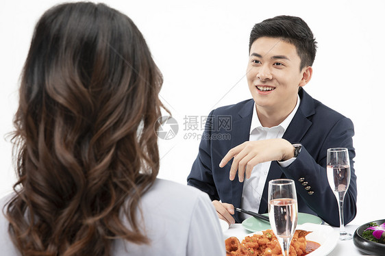 青年男女相亲约会图片