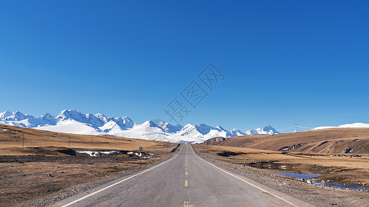 前行旅行笔直的道路公路马路背景