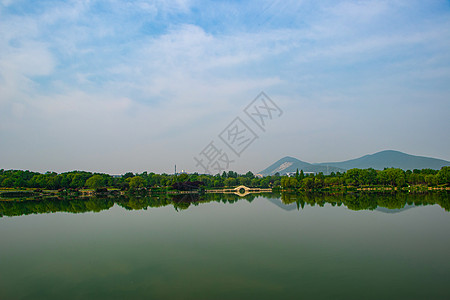 徐州东站徐州云龙湖山水建筑风光背景