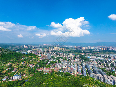 湖南怀化航拍山城怀化背景