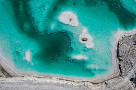 青海翡翠湖电脑壁纸地貌高清图片素材