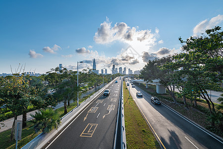 深圳城市道路图片