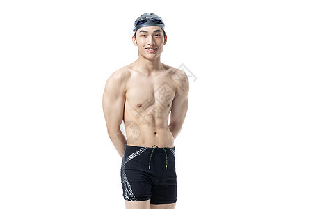 青年男性游泳运动员图片