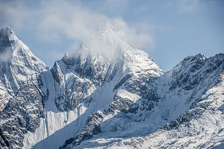 高原雪山图片