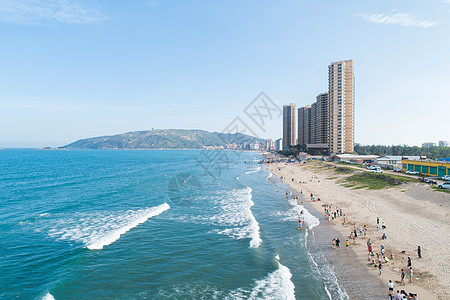 惠州风光惠州双月湾海景背景