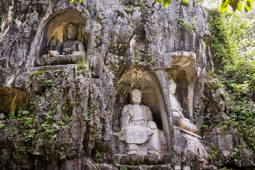 杭州灵隐寺石窟佛像