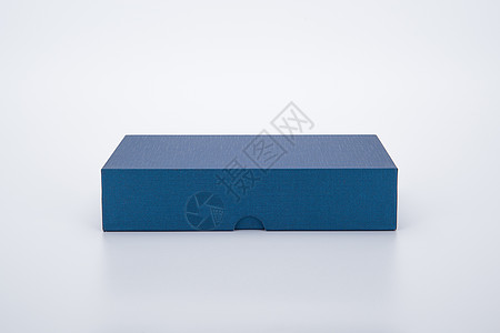 盒子样机蓝色礼品盒背景