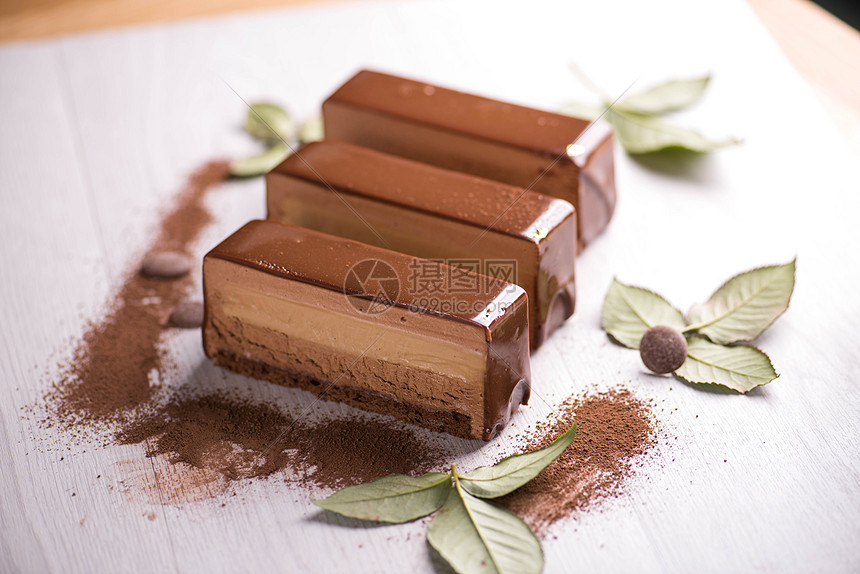 法式巧克力甜品图片
