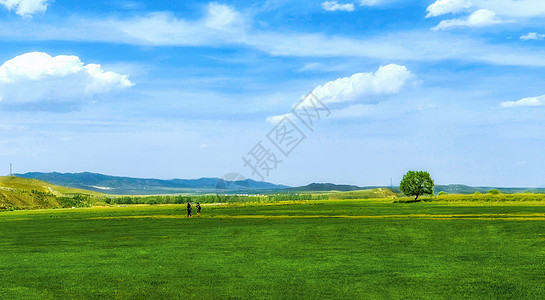 内蒙古大草原景观图片